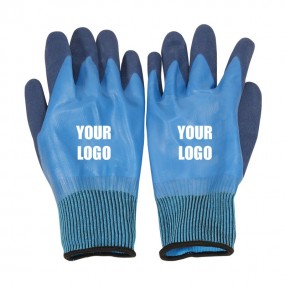 Nitril-beschichtete Arbeitshandschuhe bedrucken lassen