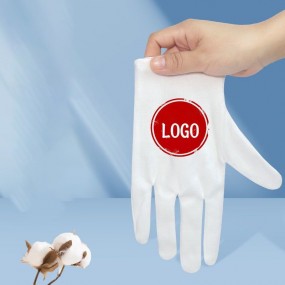 Baumwollhandschuhe mit Ihrem Logo bedrucken lassen